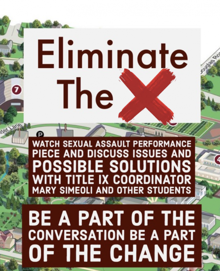 Eliminate the Xs advertisement from their fall term event