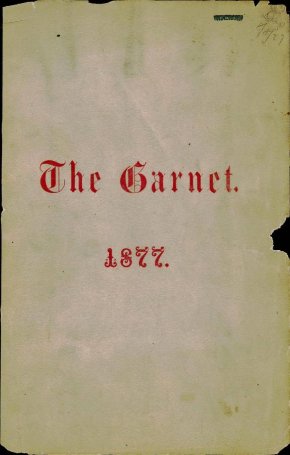 Cover of the club’s first yearbook from 1877. This book’s Editor-in-Chief, Frank A. De Puy, wrote for newspapers including The New York Times, where he was an editor. He was also a founding member in historic journalist group The Gridiron Club and the author of The New Century Home Book. De Puy was also a close friend of former President Grover Cleveland. | Union Digital Works