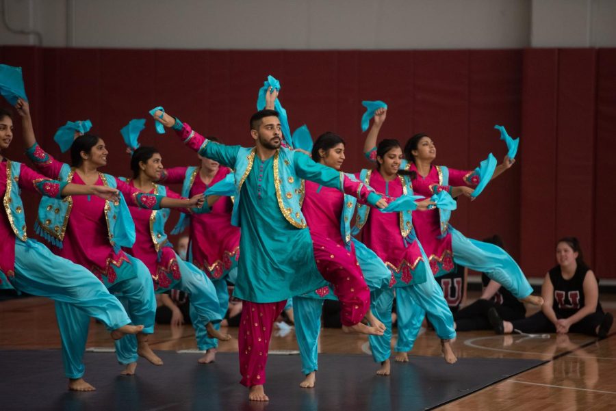 Clubs such as Hip-Hop, Bhangra Union, Union Dance Team, among soloists and dancers perform at Viniar Basketball Court for the 2022 Lothridge Festival of Dance.
