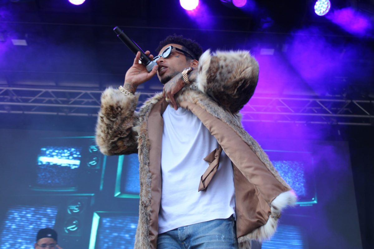 KidInk performs during his set. 