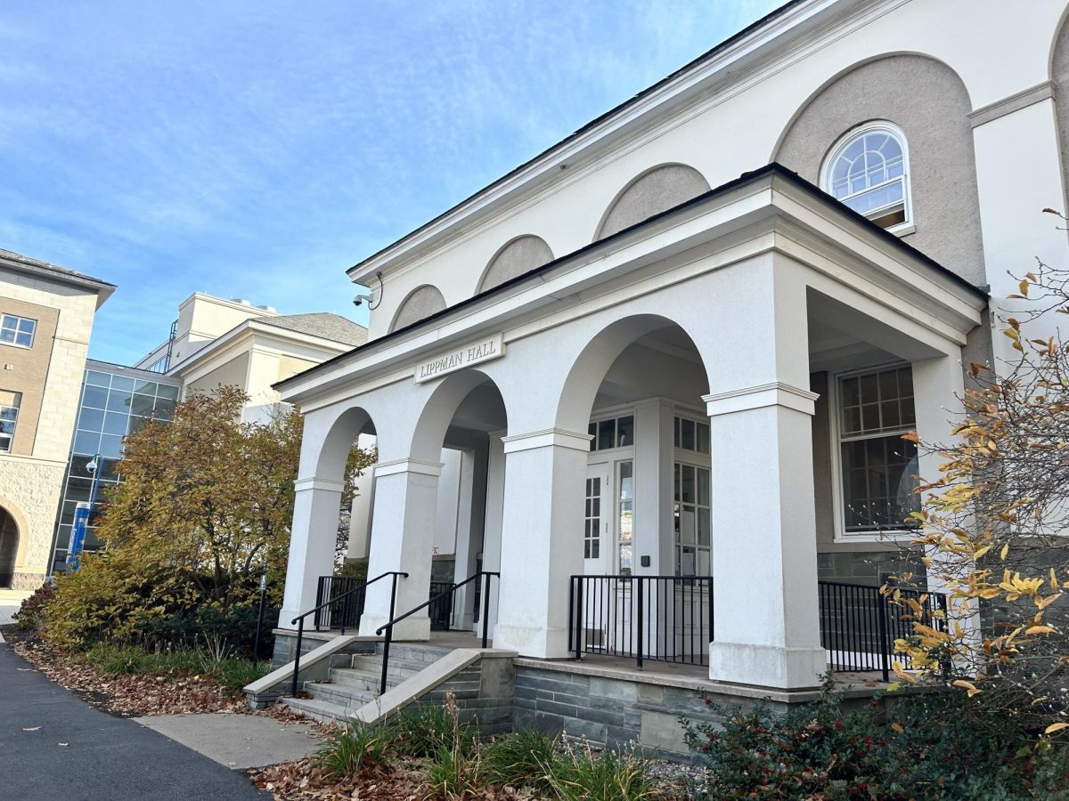 The outside of Lippman Hall, where most economics courses take place and professors have their offices. The department currently faces staffing issues. 