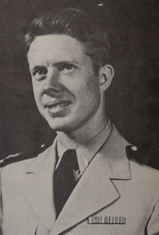 President Carter as a young naval officer. 