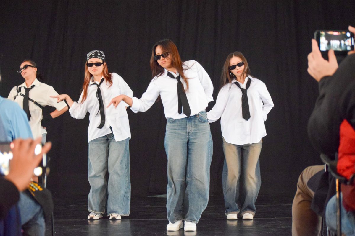 Students performing at the yearly dance festival.