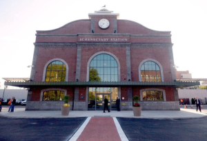 Schenectady’s Amtrak station located on Erie Blvd.