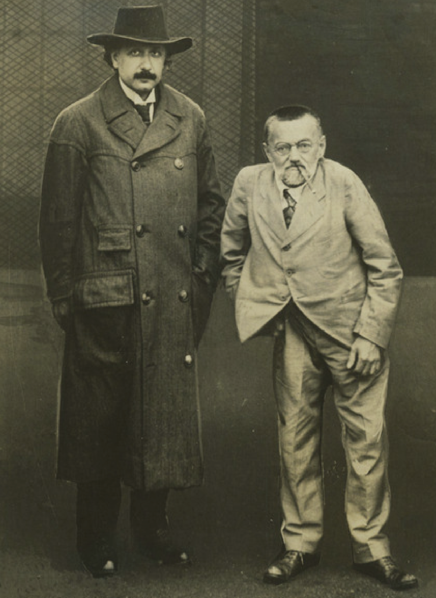 Steinmetz with Albert Einstein. 