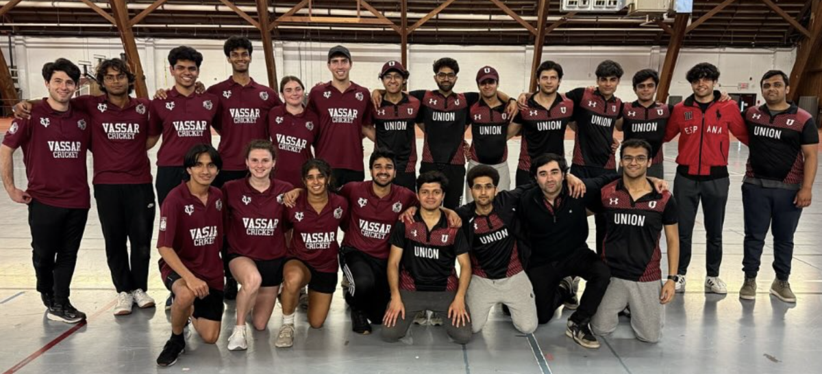 Union's cricket club after their match against Vassar. 