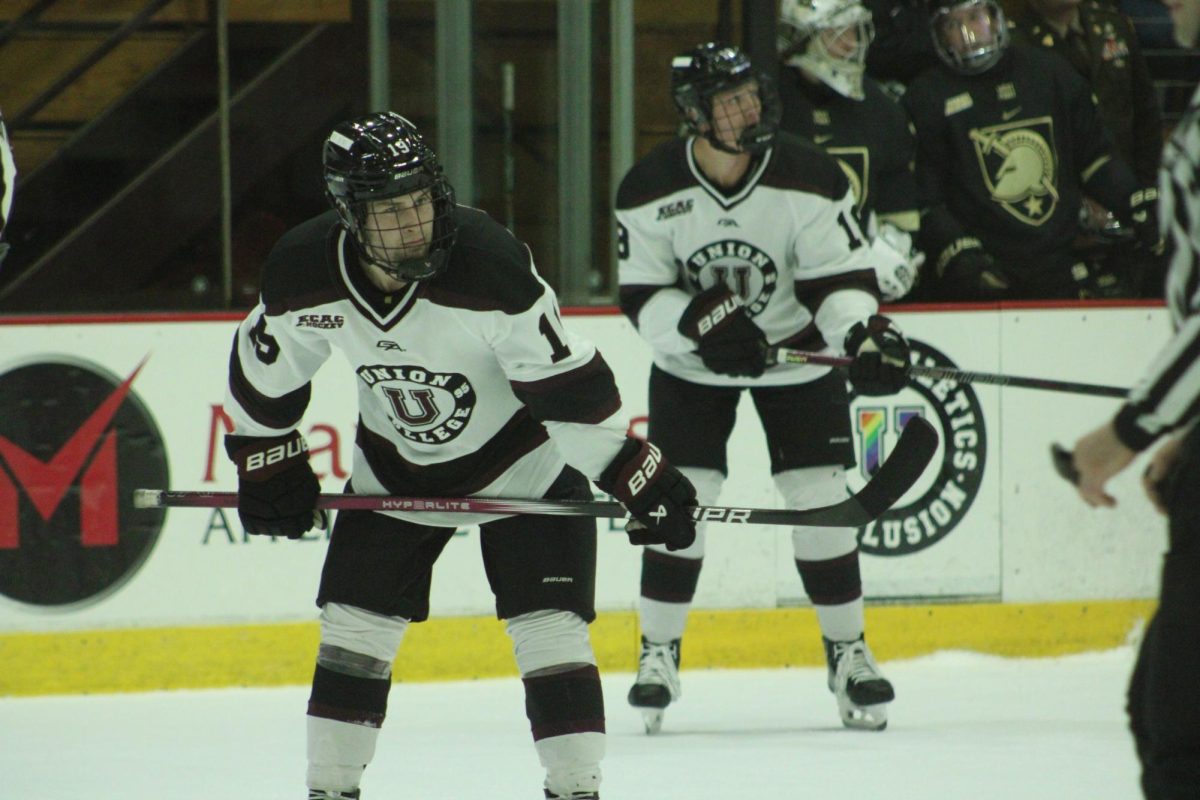 Drew Sutton '28 and Ben Muthersbaugh '28 at last year's game against Army West Point on October 6, 2024. Both players are returning to the team this year and look to make a significant impact. 