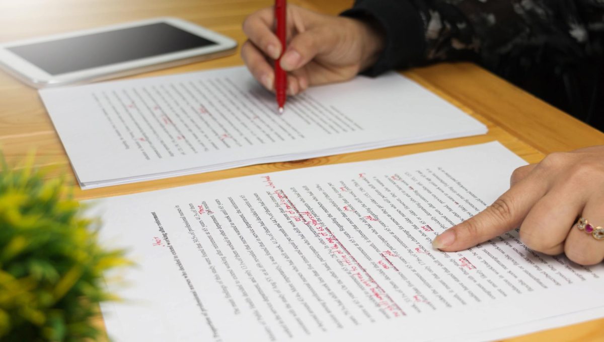 Adobe Stock image of essay writing