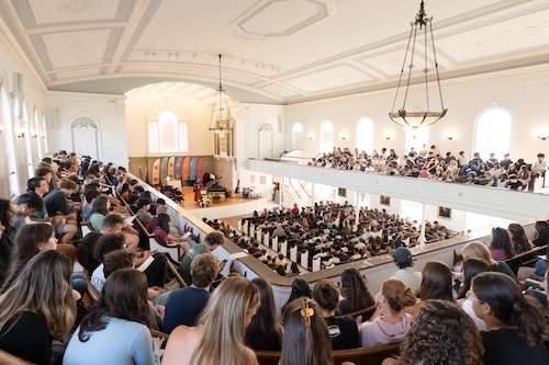 Memorial Chapel, where Hernández will be performing. 