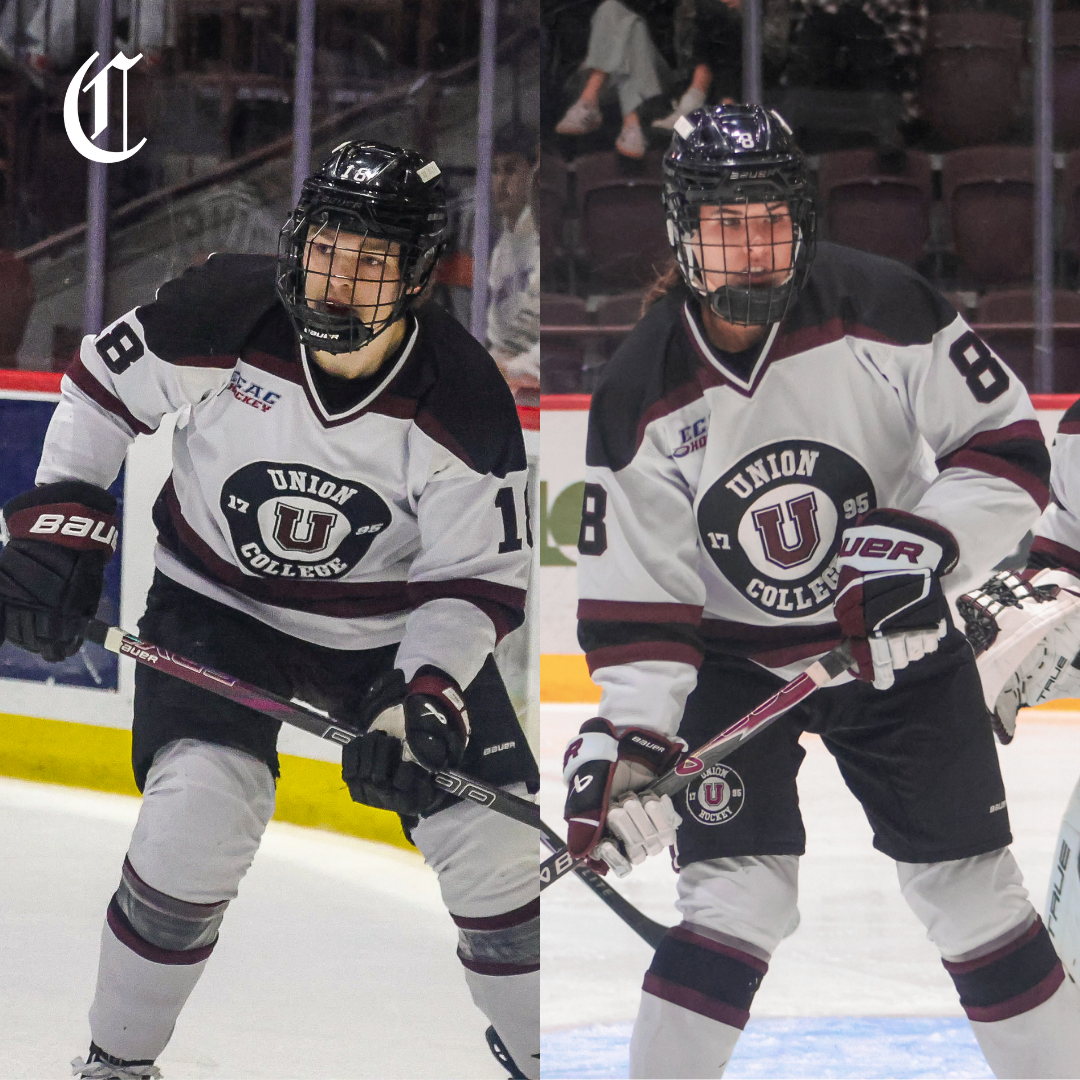 Union's two current transferring students, Benjamin Muthersbaugh and Lauren Johnson.