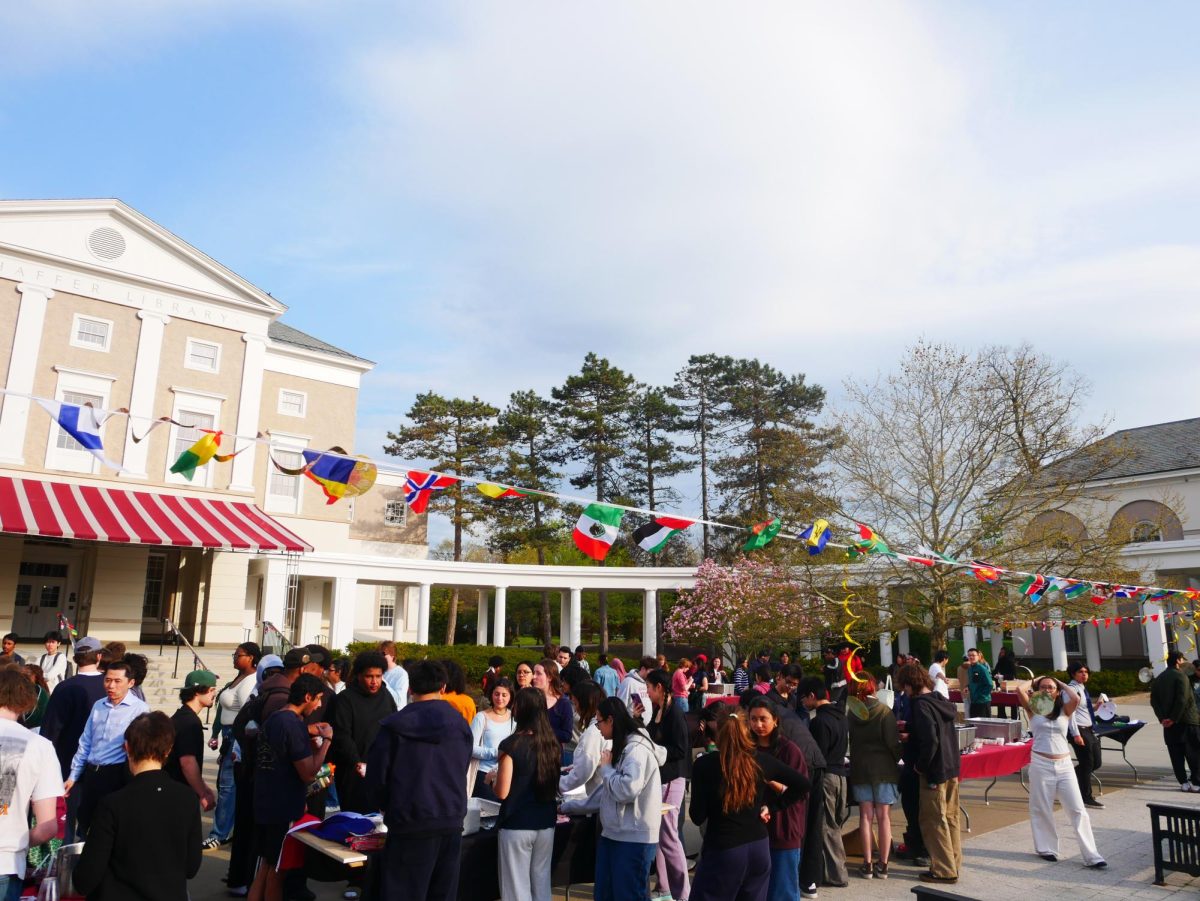 Union community attends Pangea outside of Schaffer Library. 