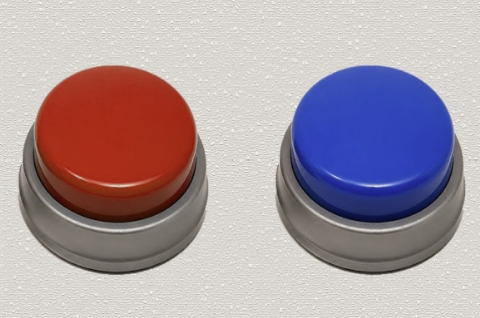 Red Button or Blue Button?